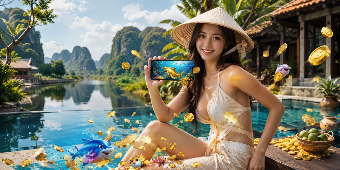 Phong cảnh Ninh Bình gợi nhớ thẩm mỹ Việt Nam trong thiết kế giao diện ứng dụng casino